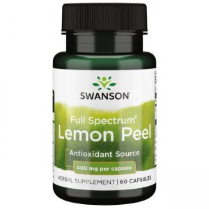 Swanson Full Spectrum Lemon Peel, 400mg (skórka cytryny)