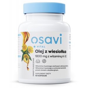 Osavi Olej z Wiesiołka z Witaminą A i E, 1800mg