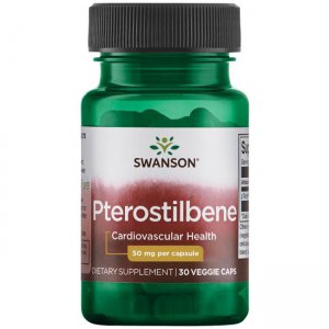 Swanson Pterostilbene, 50mg układ sercowo-naczyniowy