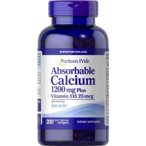 Puritan's Pride Absorbable Calcium + Vitamin D3 (wapń z witaminą D3)