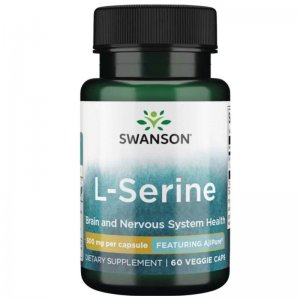 SWANSON AjiPure L-seryna (L-serine) 500mg