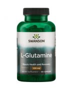 SWANSON L-Glutamina 500mg - 100 kapsułek
