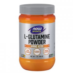 NOW L-Glutamina proszek 454 g (Dla sportowców) 