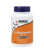 NOW FOODS L-Glutamina 500mg - 120 kapsułek