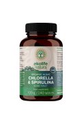 Ekolife Natura Ekologiczna Chlorella & Spirulina - 240 tabletek