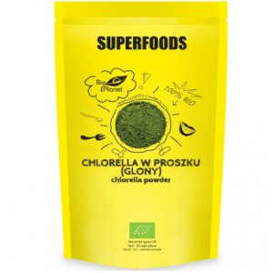 BIO PLANET Chlorella w proszku (glony) BIO 200g