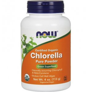NOW FOODS Chlorella organiczna certyfikowana Pure Proszek 113g