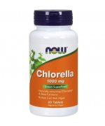 NOW FOODS Chlorella 1000mg - 60 tabletek