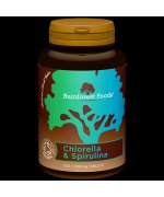 Rainforest Foods Chlorella i Spirulina BIO (300 tabletek x 500 mg) - 300 tabletek