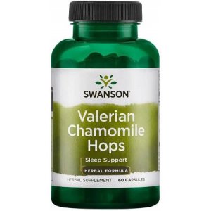 Swanson Full Spectrum Valerian, Chamomile & Hops