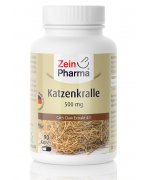 Zein Pharma Cat's Claw, 500mg koci pazur - 90 kapsułek 