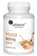 Aliness Maca ekstrakt 10:1 600mg (korzeń maca) - 100 tabletek