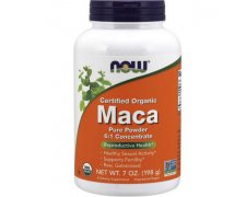 NOW FOODS korzeń Maca 6:1 Concentrate Pure Powder 198g - skoncentrowany proszek dla poprawy potencji