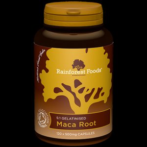Maca BIO Rainforest Foods (120 kapsułek x 500 mg)