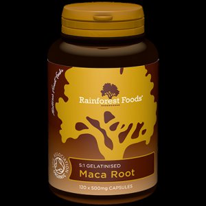 Maca BIO Rainforest Foods (120 kapsułek x 500 mg)