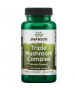 SWANSON Triple Mushroom Complex - 60 kapsułek