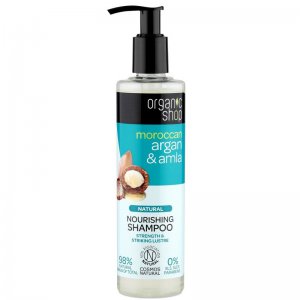 Organic Shop, Estonia Szampon odżywczy organiczny Argan i Amla 280ml