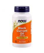 NOW FOODS Black Currant Oil (Olej z czarnej porzeczki) 500 mg - 100 kapsułek