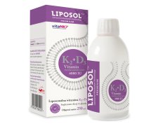 Liposol Liposomalna naturalna Witamina K2 + D3 4000 w płynie