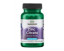 SWANSON Cytrynian cynku 30mg