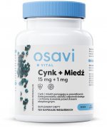 Osavi Cynk + Miedź 15mg + 1mg - 120 kapsułek