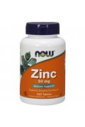 NOW FOODS Glukonian cynku 50mg - 100 tabletek
