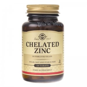 SOLGAR Cynk Chelated Zinc 100 tabl
