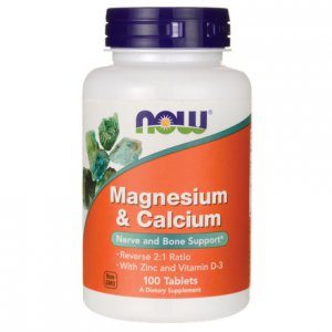 NOW Foods Magnesium Calcium Zinc D3 (Magnez Wapń Cynk Witamina D3)