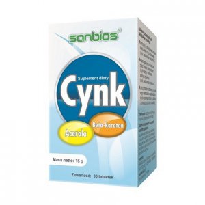 SANBIOS Cynk + Acerola + Beta Karoten