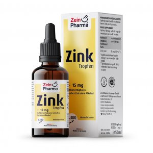 Zein Pharma Zinc Drops, 15mg Cynk