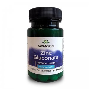 SWANSON Cynk (glukonian) 30mg