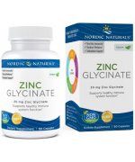 Nordic Naturals Cynk Glycinate, 20mg - 60 kapsułek 