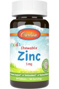 Carlson Labs Kid's Chewable Zinc, Natural Mixed Berry Cynk - 84 tabletek do ssania 