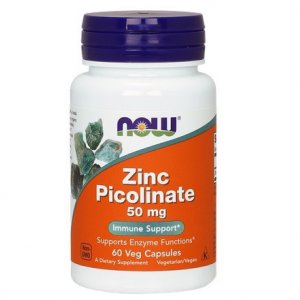 NOW FOODS Zinc (Pikolinian cynku) 50mg