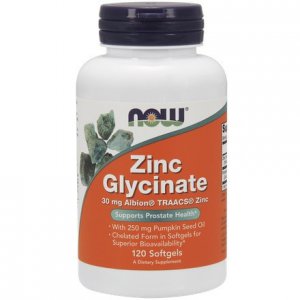 NOW FOODS Zinc Glycinate (Glicynian cynku) 30mg