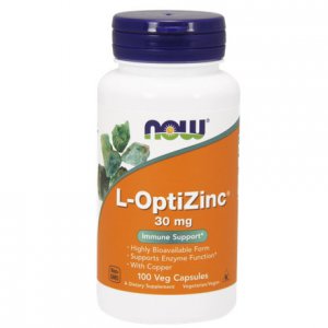 NOW FOODS L-OptiZinc (Cynk) 30mg