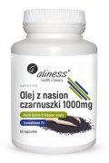 Aliness Olej z nasion czarnuszki 2% 1000 mg - 60 kapsułek