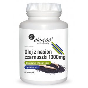 Aliness Olej z nasion czarnuszki 2% 1000 mg 