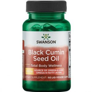 SWANSON Olej z nasion czarnego kminu (Czarnuszka) 500mg