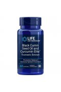 Life Extension Black Cumin Seed Oil and Curcumin Elite Turmeric Extract (czarnuszka, kurkuma) - 60 miękkich kapsułek
