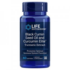 Life Extension Black Cumin Seed Oil and Curcumin Elite Turmeric Extract (czarnuszka, kurkuma)