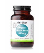 VIRIDIAN Organic Black Seed Ekologiczna Czarnuszka 450 mg - 30 kapsułek