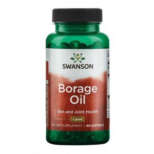 SWANSON Borage Oil (olej z ogórecznika) 1000mg