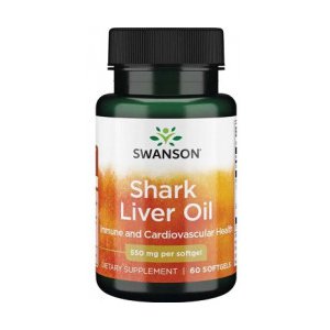 SWANSON Olej z wątroby rekina 550mg