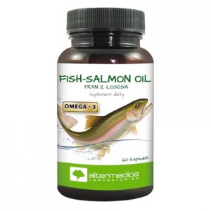 ALTER MEDICA Fish Salmon Oil Tran z łososia 500mg