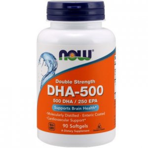 NOW FOODS DHA-500 500 DHA/250 EPA