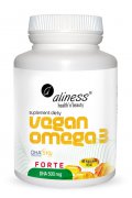Aliness Vegan Omega 3 FORTE DHA 500 mg - 60 kapsułek