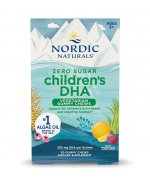 Nordic Naturals Children's DHA Vegetarian Gummy Chews, 250mg DHA dla dziecka - cytryna i marakuia - 30 żelek