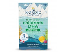 Nordic Naturals Children's DHA Vegetarian Gummy Chews, 250mg DHA dla dziecka - cytryna i marakuia