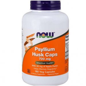 NOW FOODS Psyllium Husk 700mg ( babka płesznik, pektyna jabłkowa)